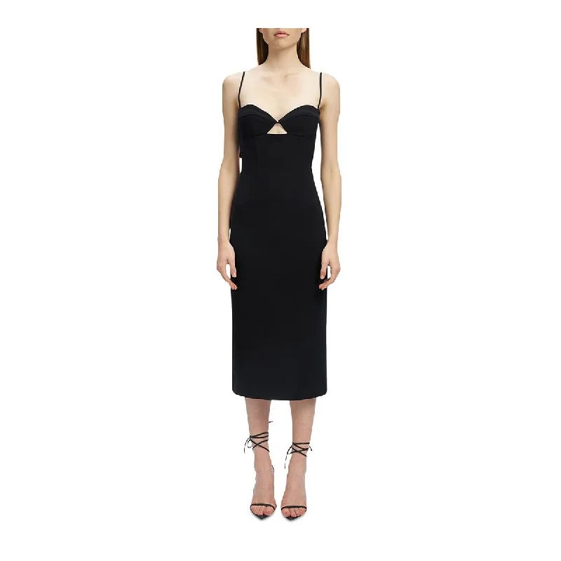 Bardot Womens Vienna Open Back Cut-Out Cocktail And Party Dress