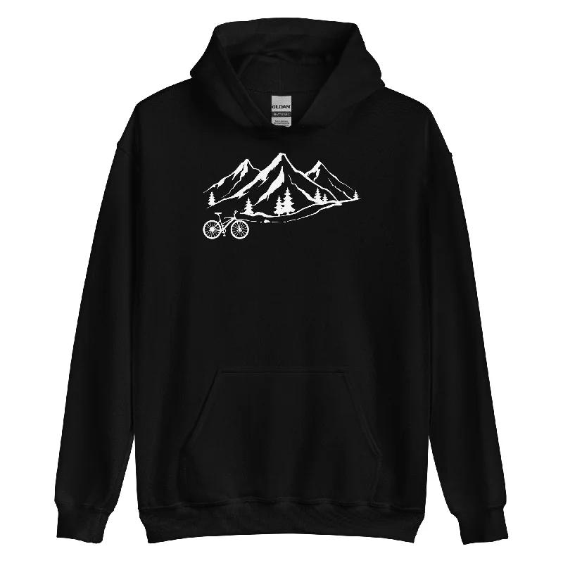 Berge 1 und Fahrrad - Unisex Hoodie