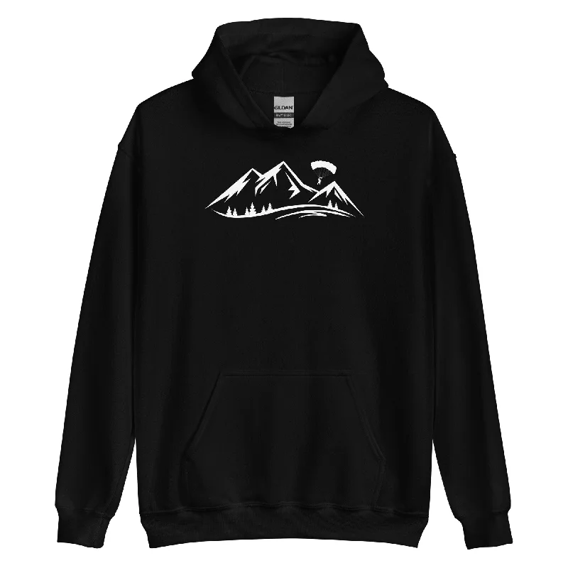 Berge und Paragleiten - Unisex Hoodie