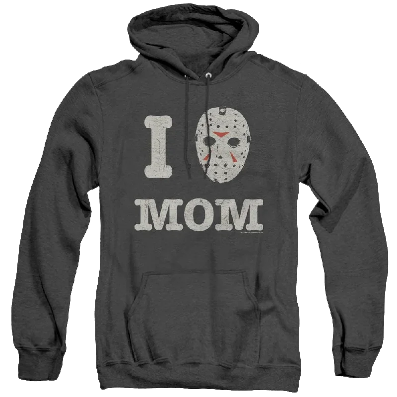 Friday The 13Th Mommas Boy - Heather Pullover Hoodie