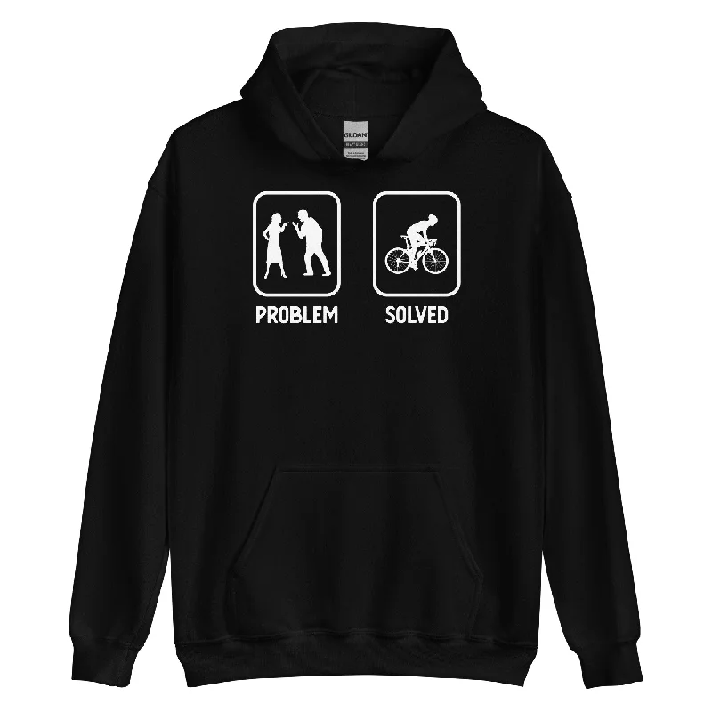 Problem Solved - Mann Radfahren - Unisex Hoodie