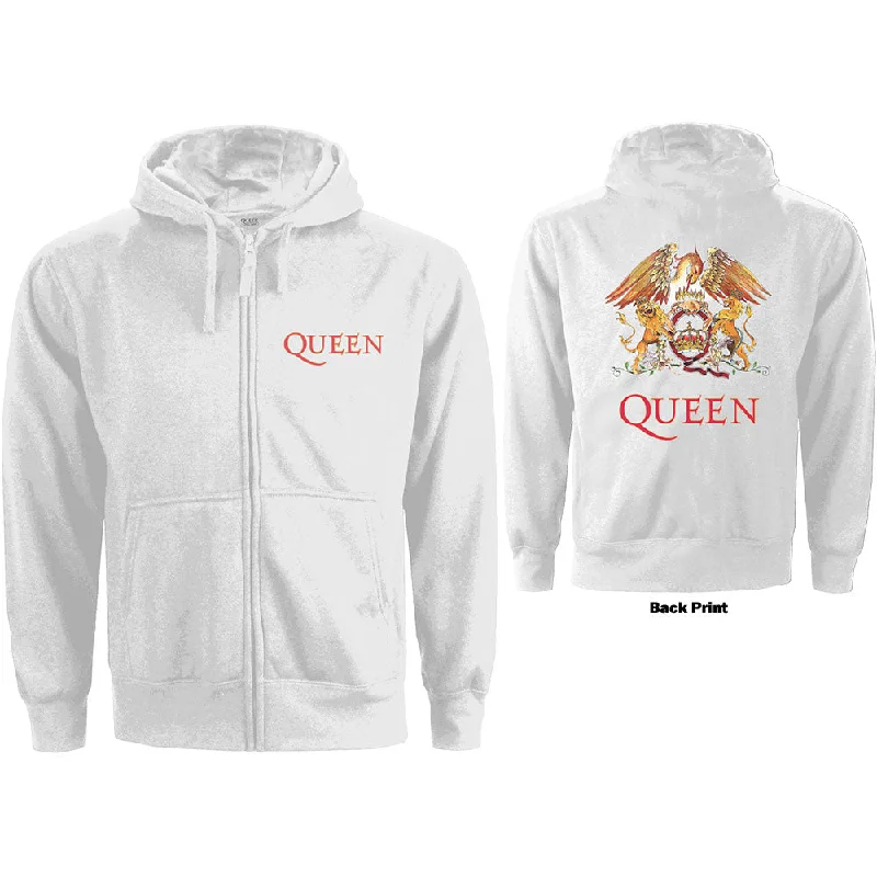 Queen Classic Crest Ladies Zipped Hoodie