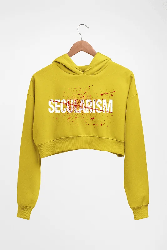 Secularism Crop HOODIE FOR WOMEN