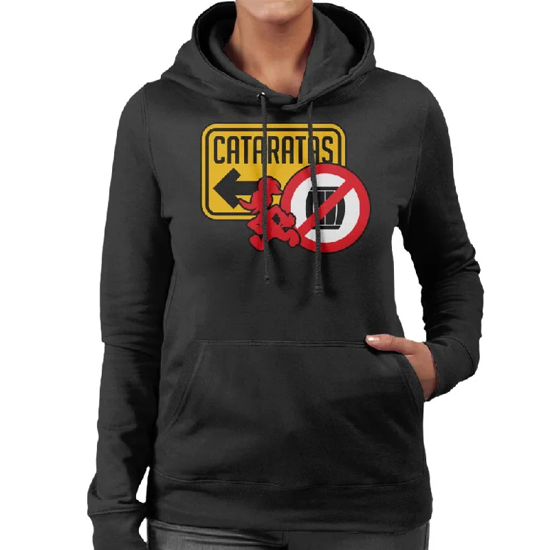 Woody Woodpecker Cataratas Women's Hooded Sweatshirt